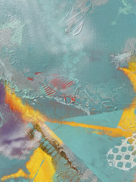 Close up of Abstract Art