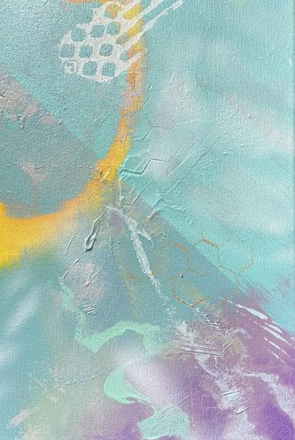 Close up of Abstract Art