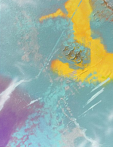 Close up of Abstract Art
