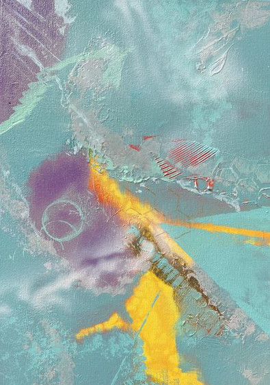 Close up of Abstract Art