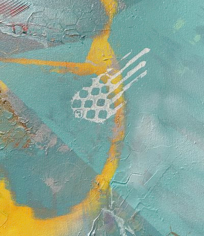 Close up of Abstract Art