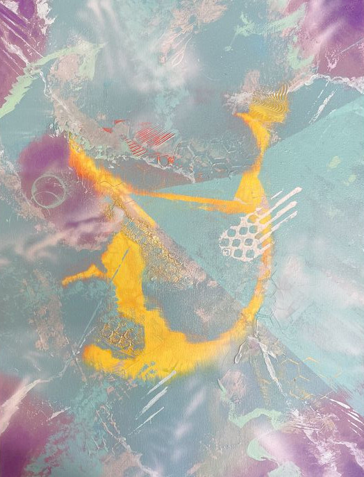 Close up of Abstract Art