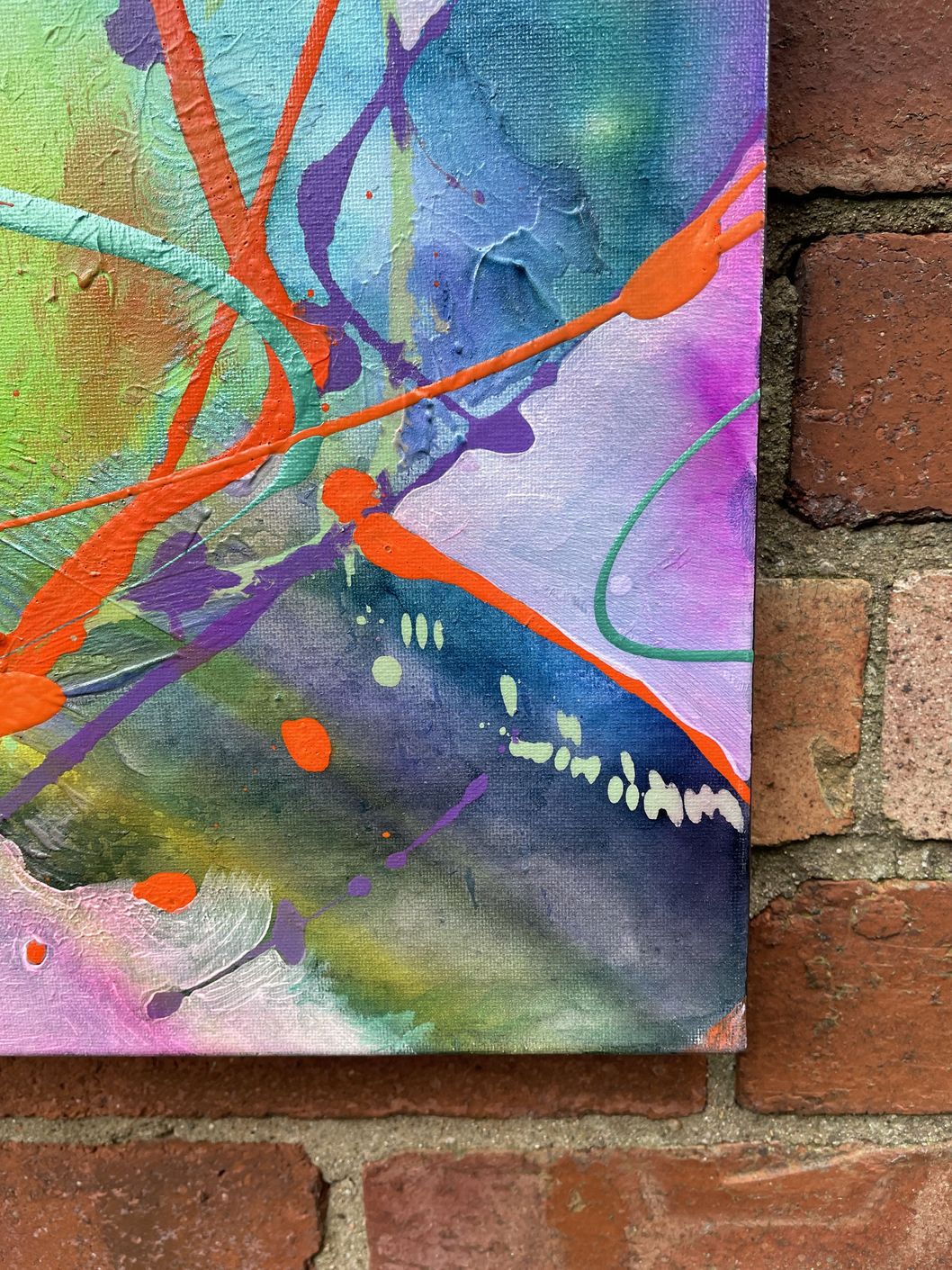 Close up of Abstract Art Gently