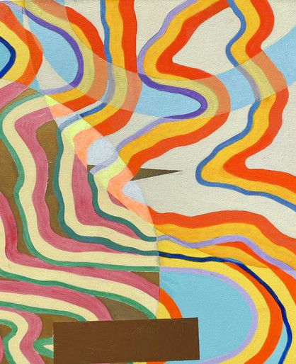 Close up of Abstract Art