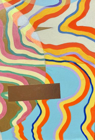 Close up of Abstract Art