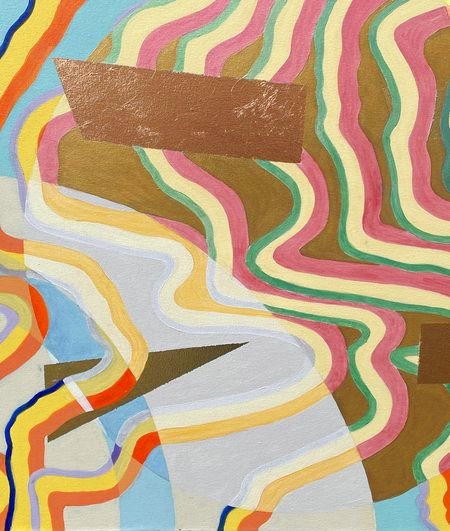 Close up of Abstract Art