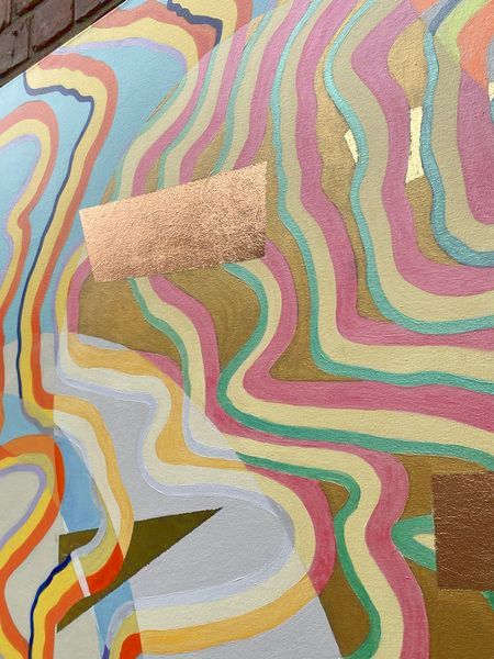 Close up of Abstract Art