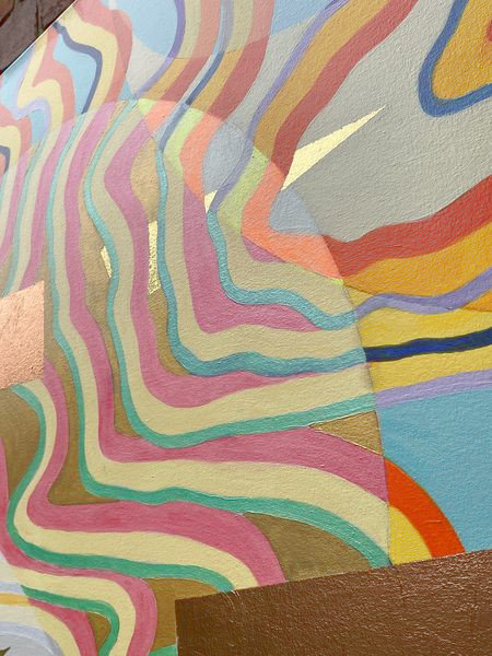 Close up of Abstract Art