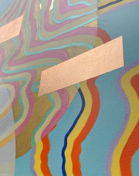 Close up of Abstract Art