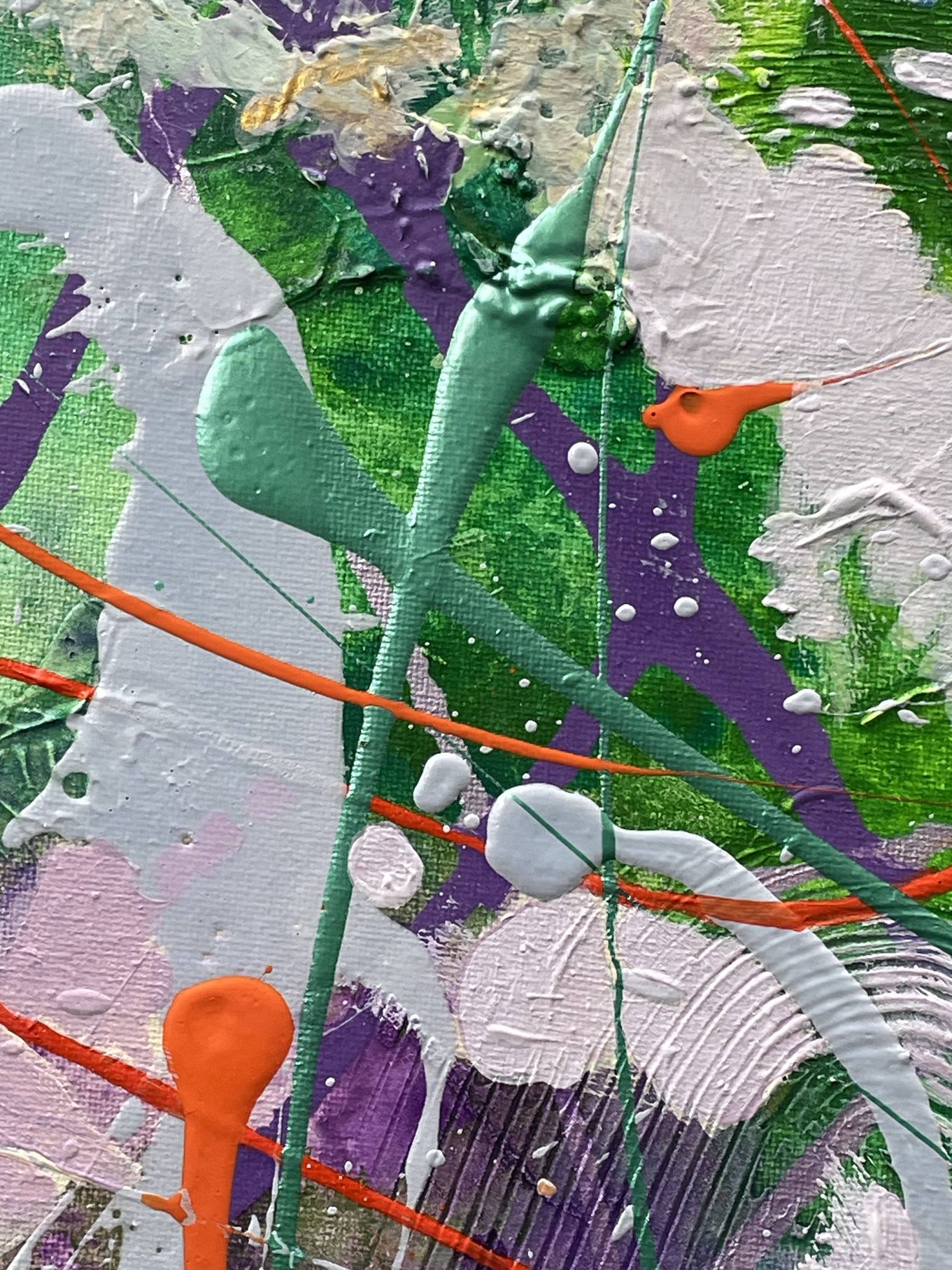 Close up of Abstract Art