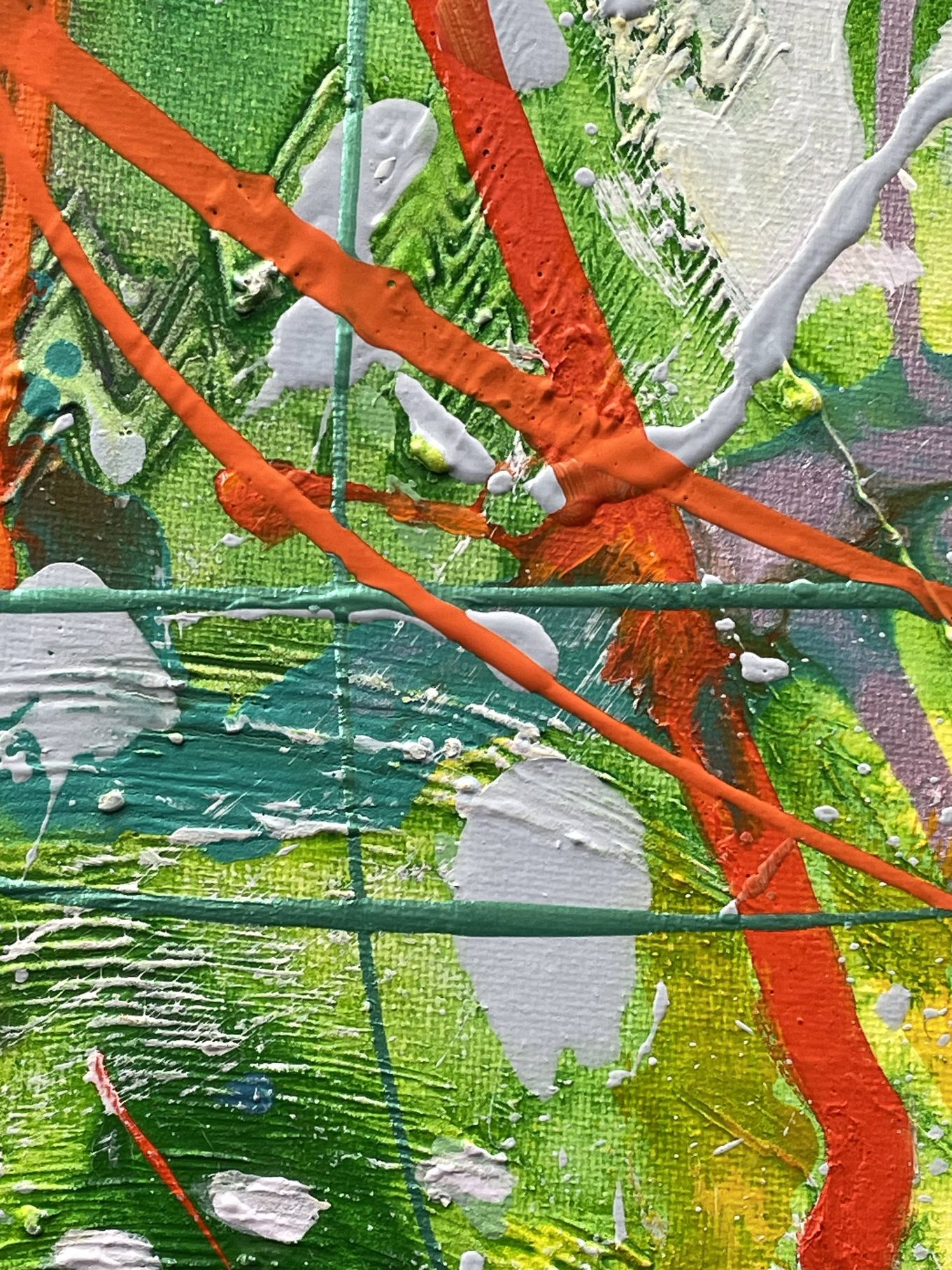 Close up of Abstract Art