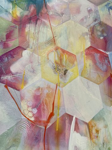 Close up of Abstract Art