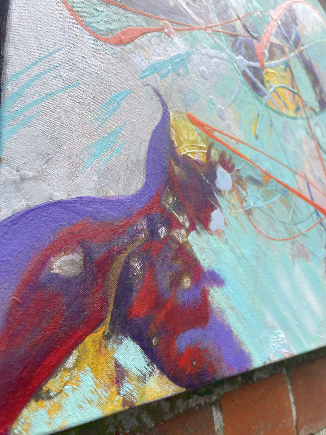 Close up of Abstract Art