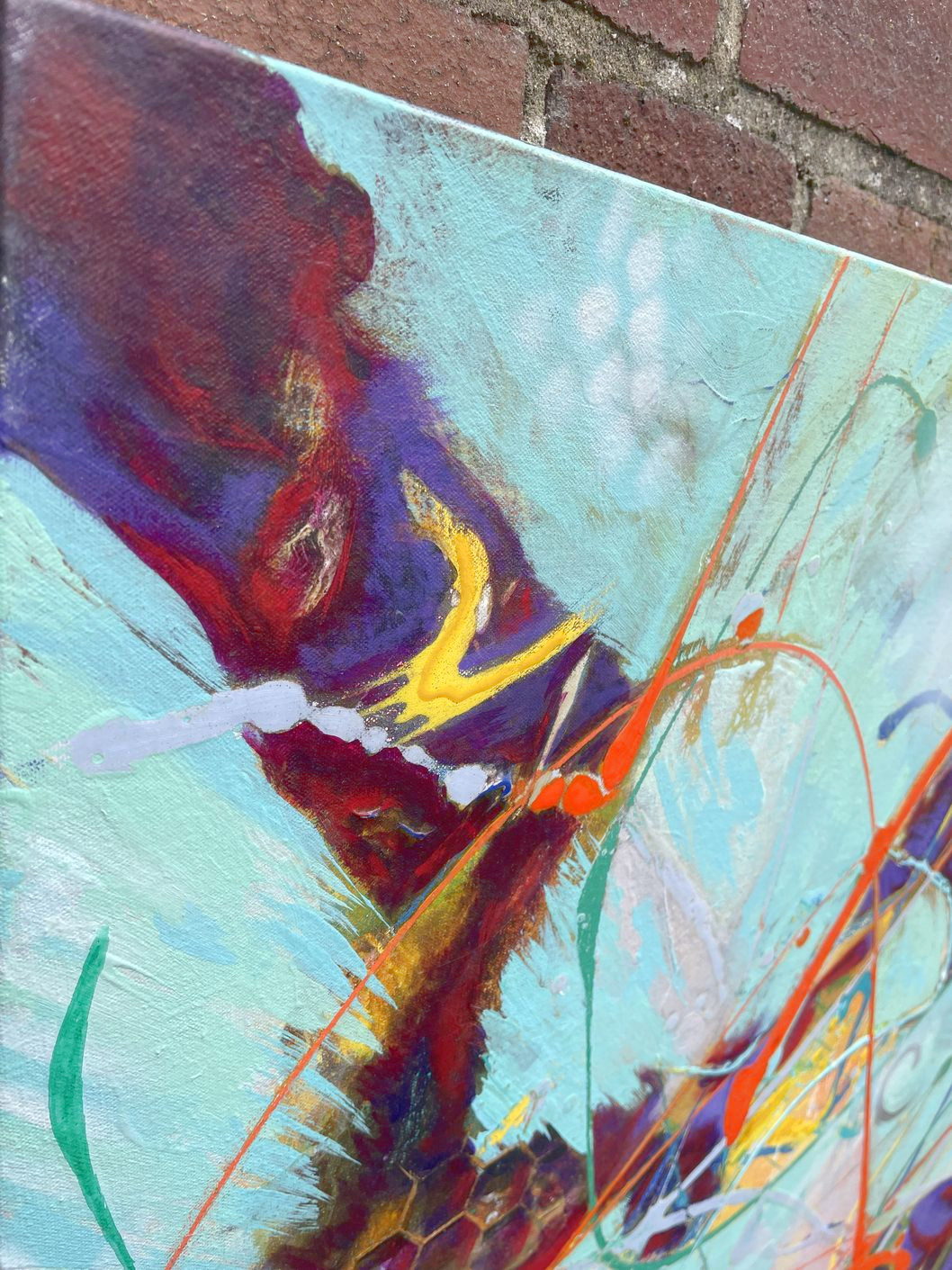 Close up of Abstract Art