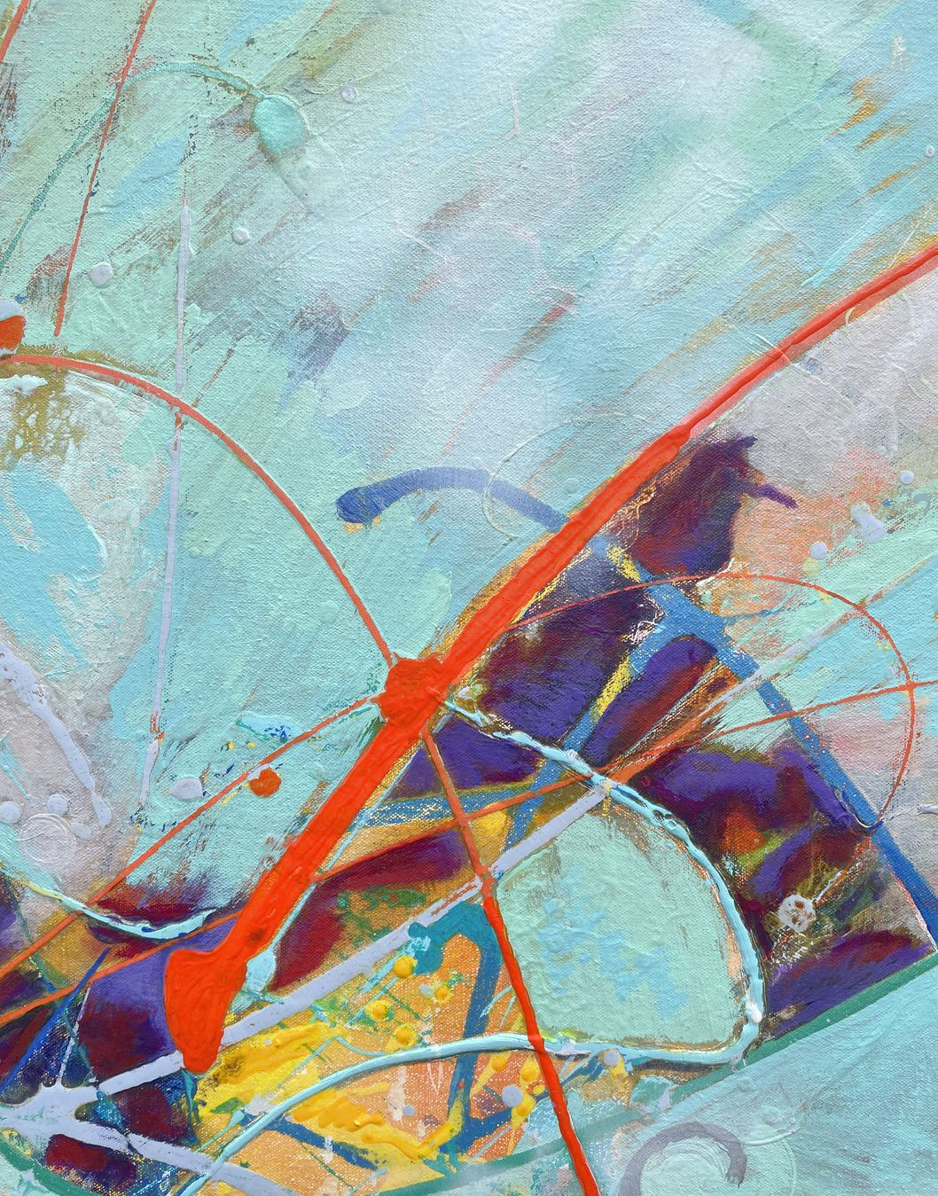 Close up of Abstract Art