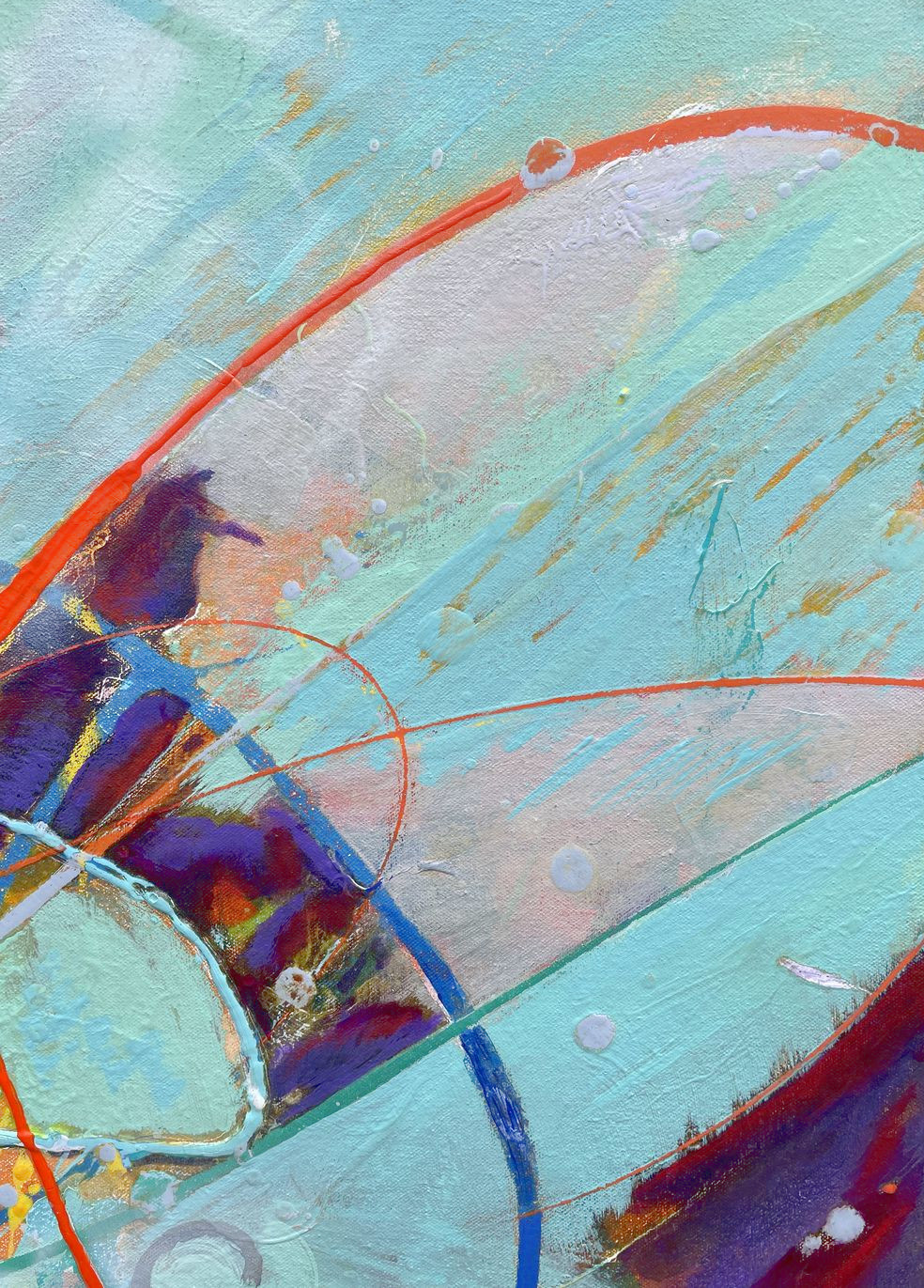 Close up of Abstract Art