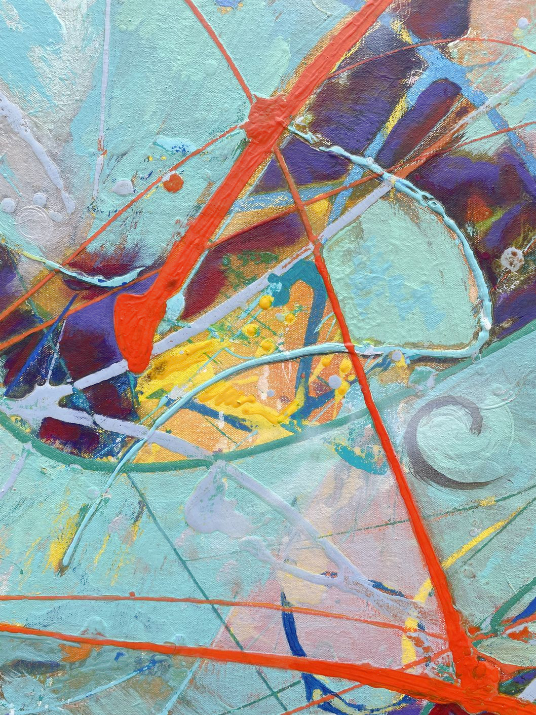 Close up of Abstract Art