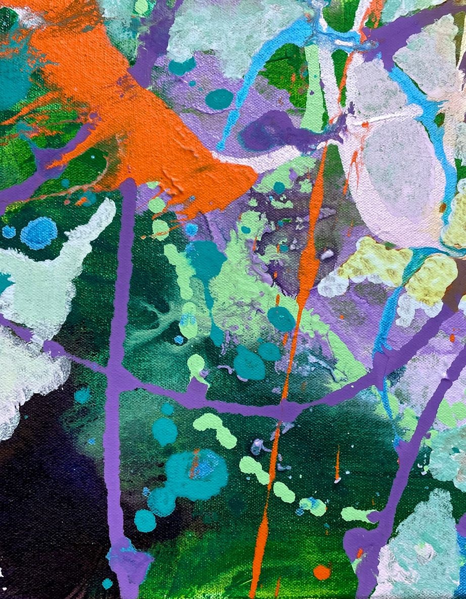 Close up of Abstract Art