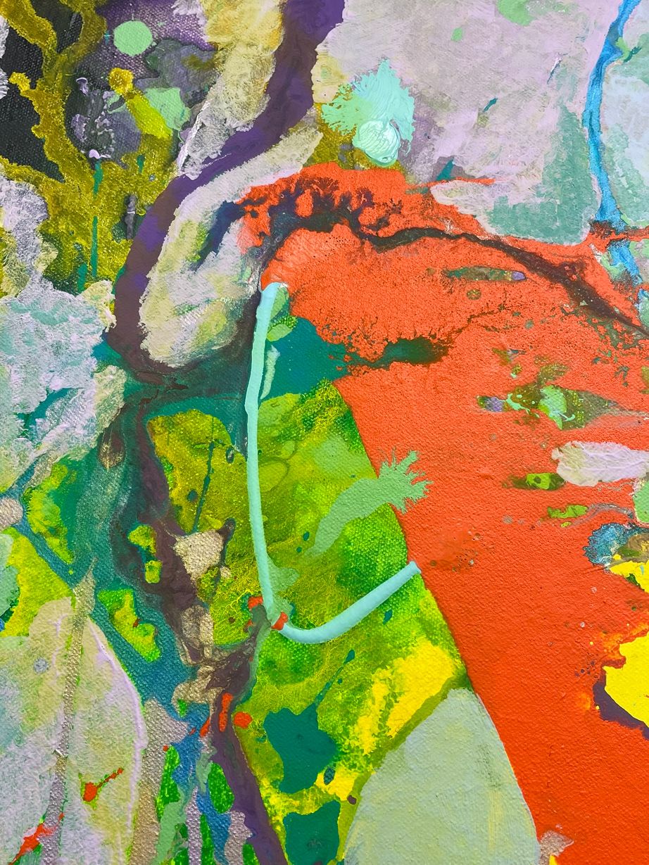 Close up of Abstract Art