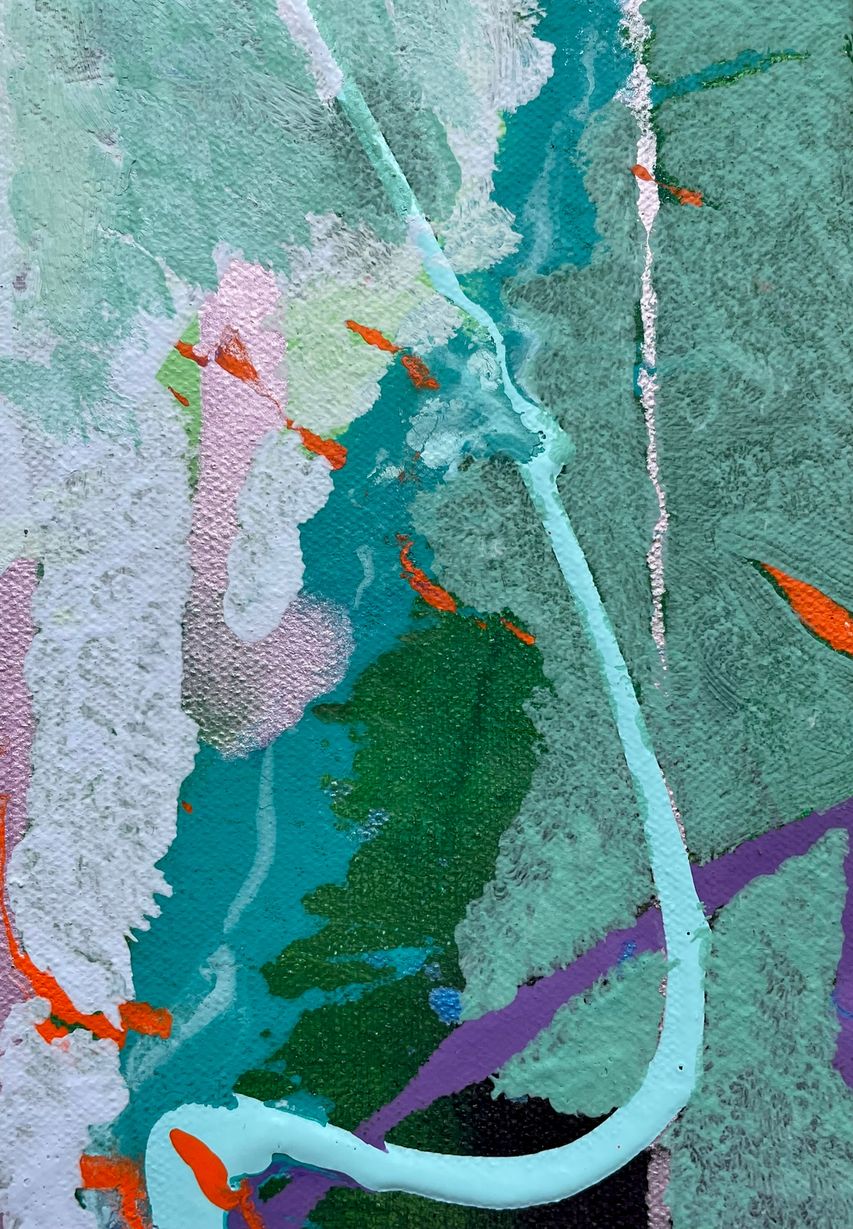 Close up of Abstract Art