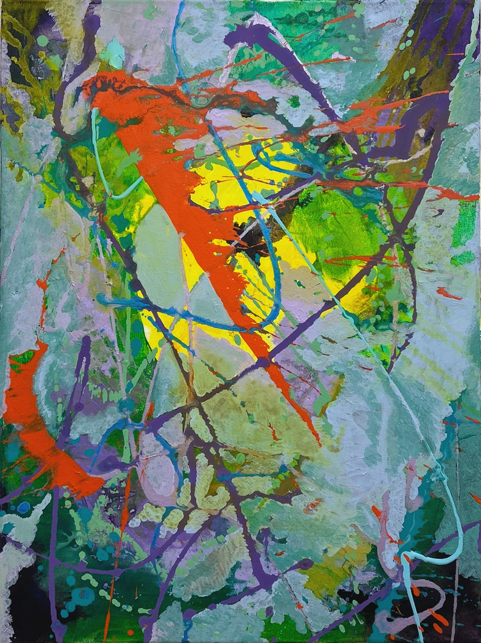 Close up of Abstract Art