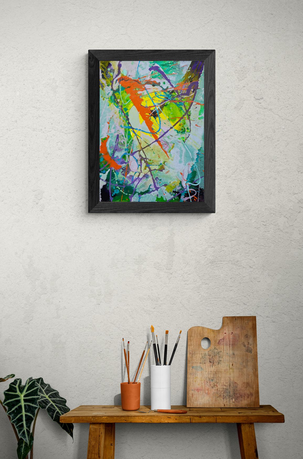 Image of Abstract Painting Separation